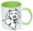 Чашка с Вашим дизайном MUG2T-I, цветная внутри и ручка 1