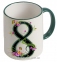 Чашка с Вашим дизайном Two Tone Mug, с цветной ручкой и каймой 0