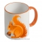 Чашка с Вашим дизайном Two Tone Mug, с цветной ручкой и каймой 2