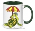 Чашка с Вашим дизайном MUG2T-I, цветная внутри и ручка 10