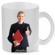 Чашка с Вашим дизайном стеклянная матовая G-Mug11 0