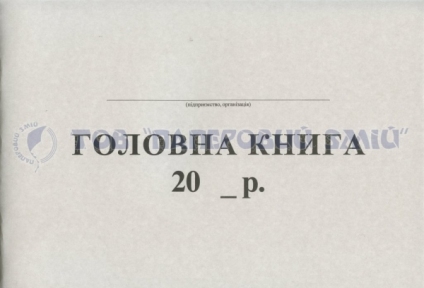 Головна книга, А4, 48 аркушів