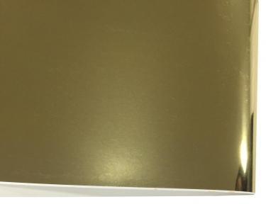 Арт. 16903-00125590 Дизайнерский картон Gold mirror, гладкий, золото, 255 гр/м2