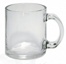 Стеклянная прозрачная кружка для сублимации, G-Mug11