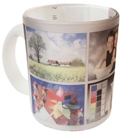 Чашка с Вашим дизайном стеклянная матовая G-Mug11