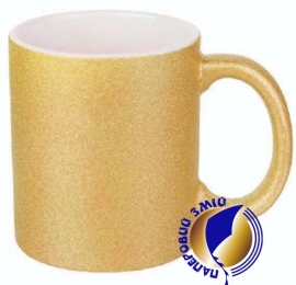 Кружка цветная с блестками на не гладкой поверхности 11oz