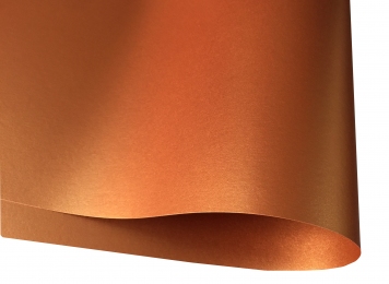 Арт.D1223 Дизайнерський картон Copper, мідь перламутровий, 285 гр/м2